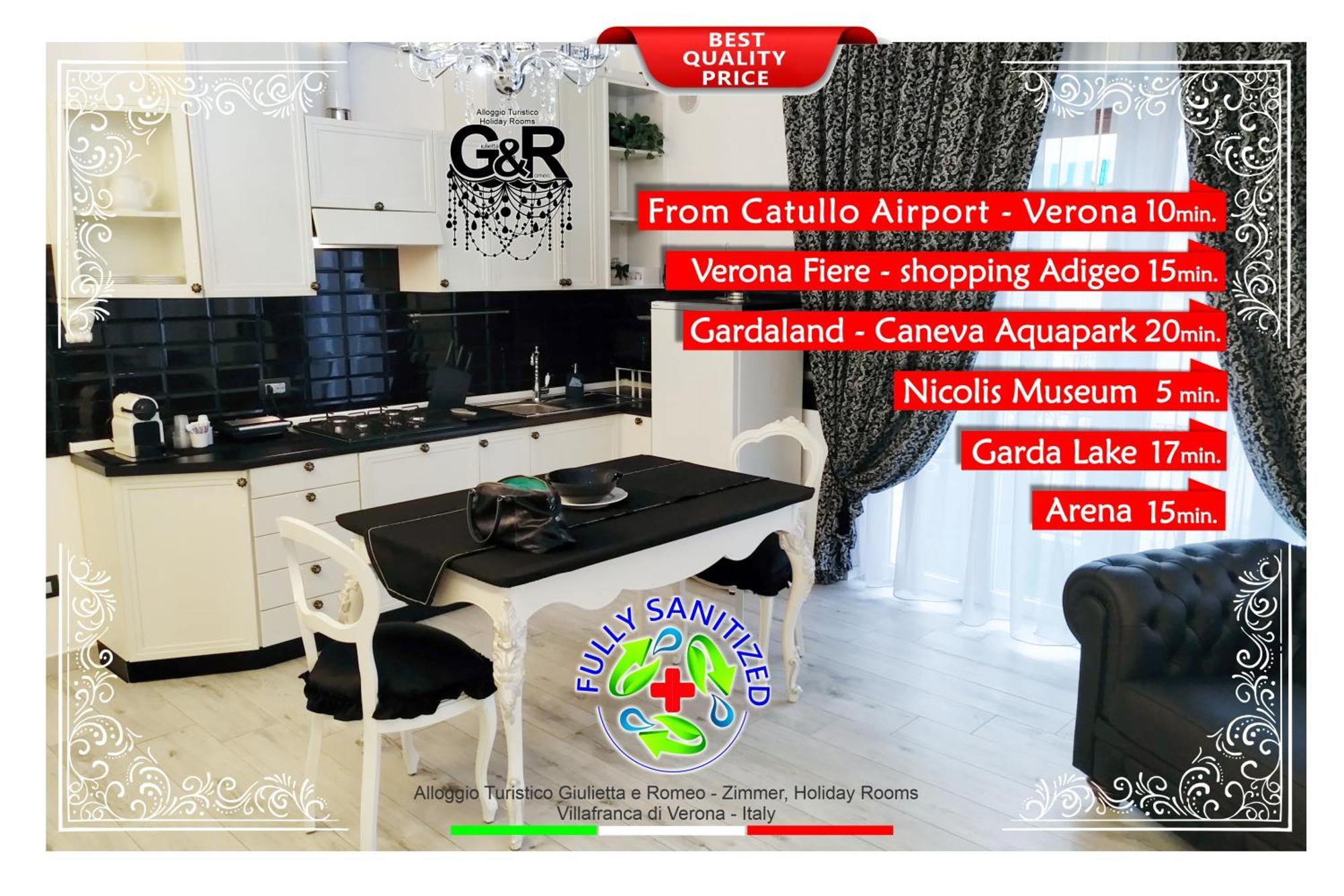 Alloggio Turistico Giulietta E Romeo - Intero Appartamento - Villafranca Di Verona, Zimmer, Holiday Rooms Kültér fotó